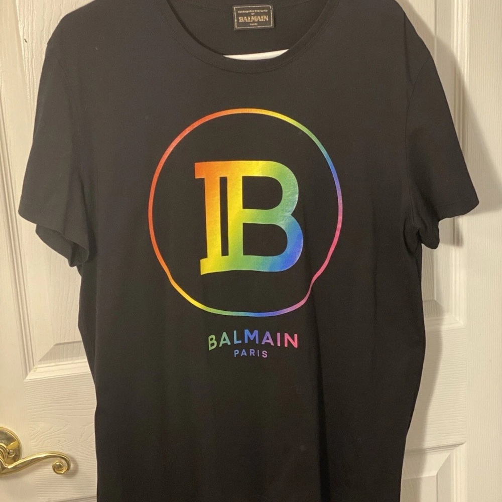 Men’s Balmain Rainbow T Shirt